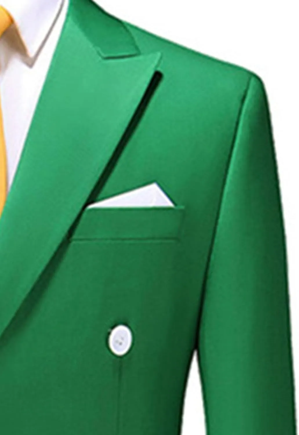 Men's Suit Double-Breasted Sports Coat Business Notch Lapel Jackets Wedding Blazer Regular Fit Dinner Jacket