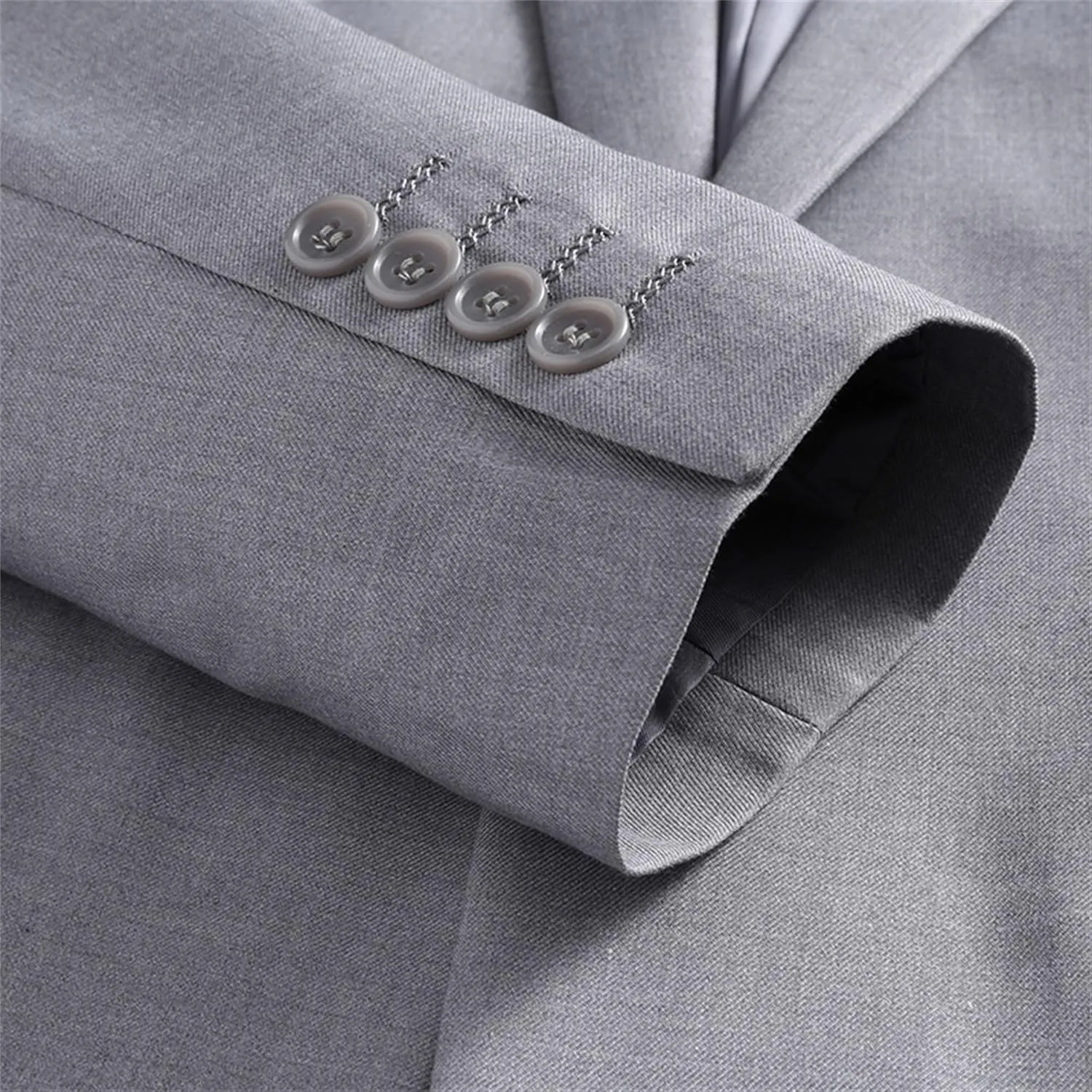 Men's Suit Double-Breasted Sports Coat Business Notch Lapel Jackets Wedding Blazer Regular Fit Dinner Jacket
