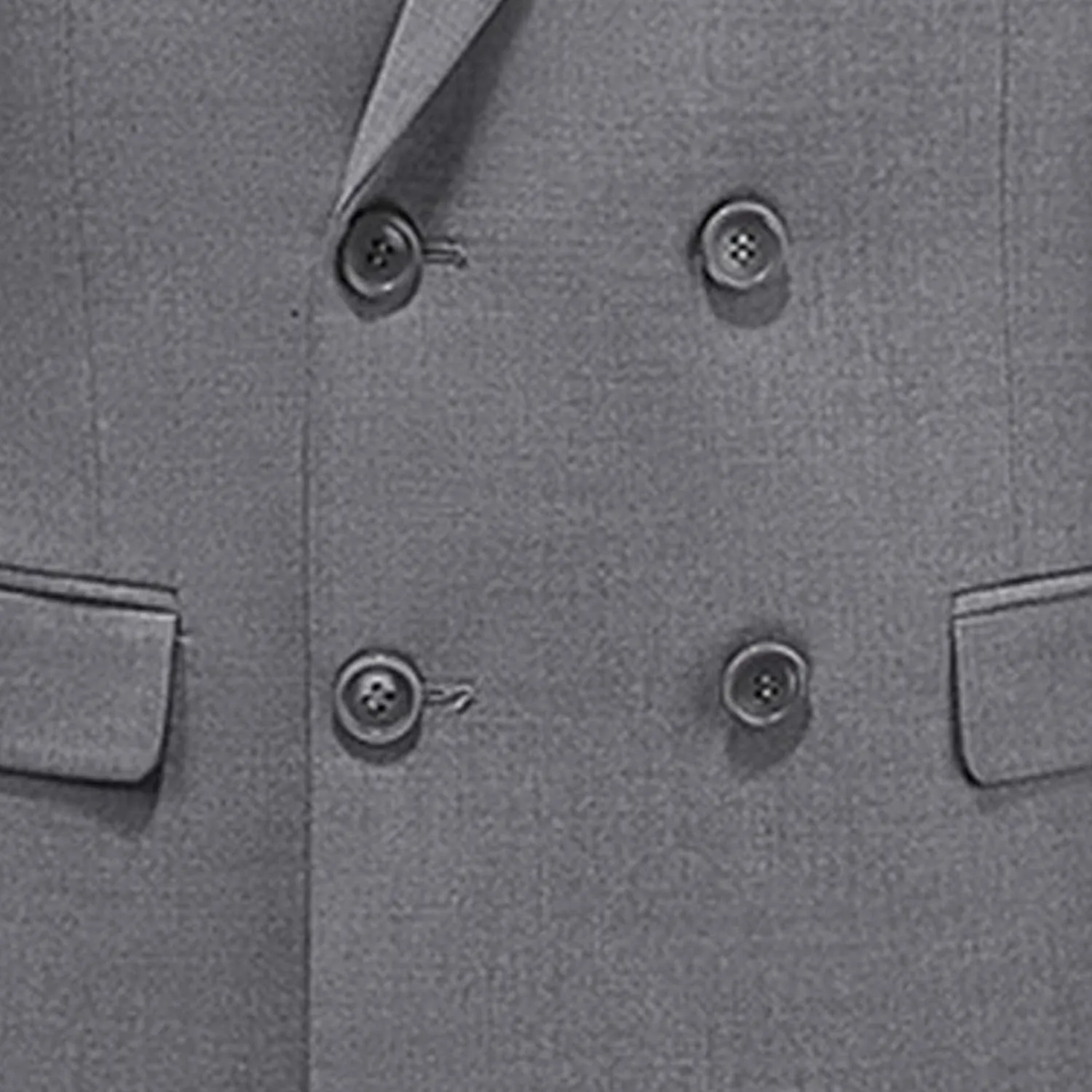 Men's Suit Double-Breasted Sports Coat Business Notch Lapel Jackets Wedding Blazer Regular Fit Dinner Jacket