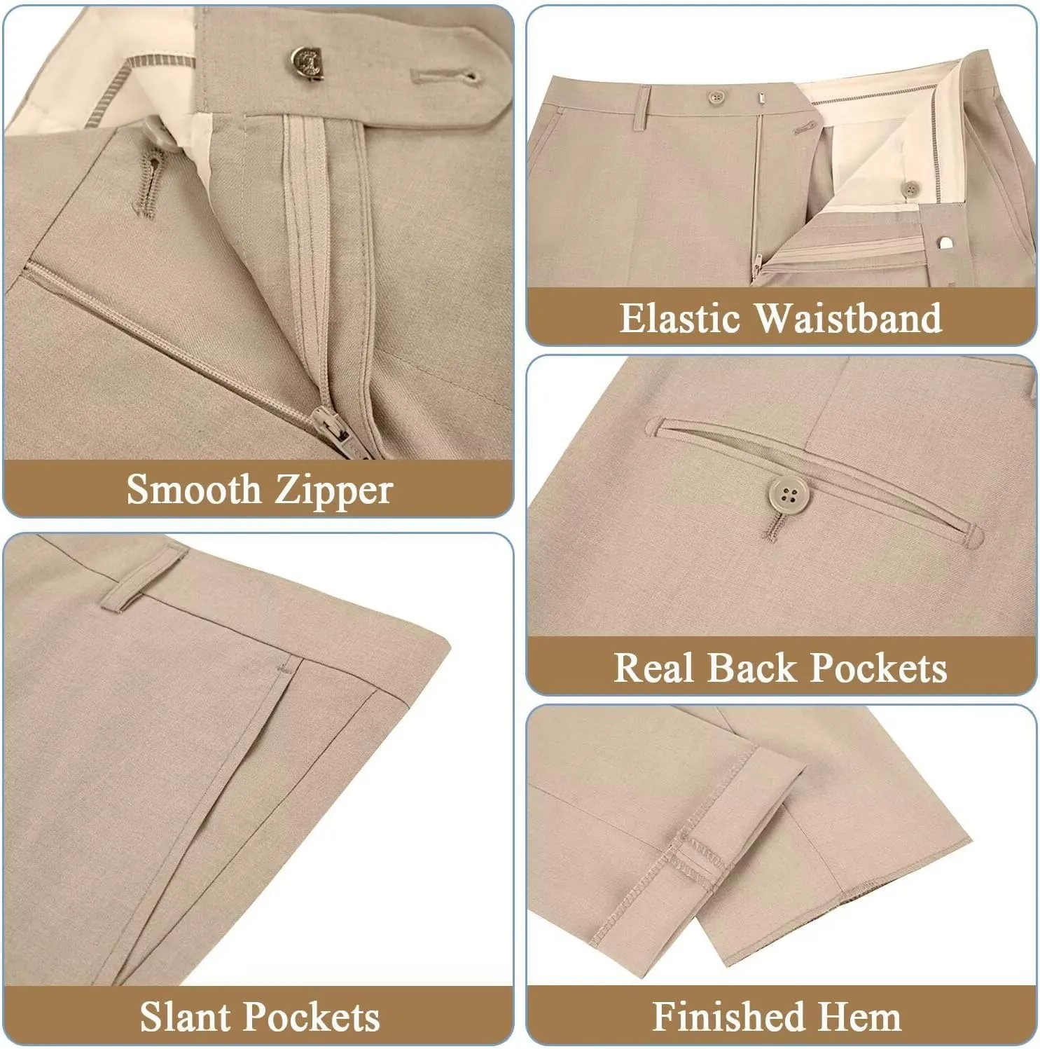 Mens Suits 3 Piece Slim Fit Double Breasted Suit Business Wedding Prom Tuxedo Solid Blazer Vest Pants Set