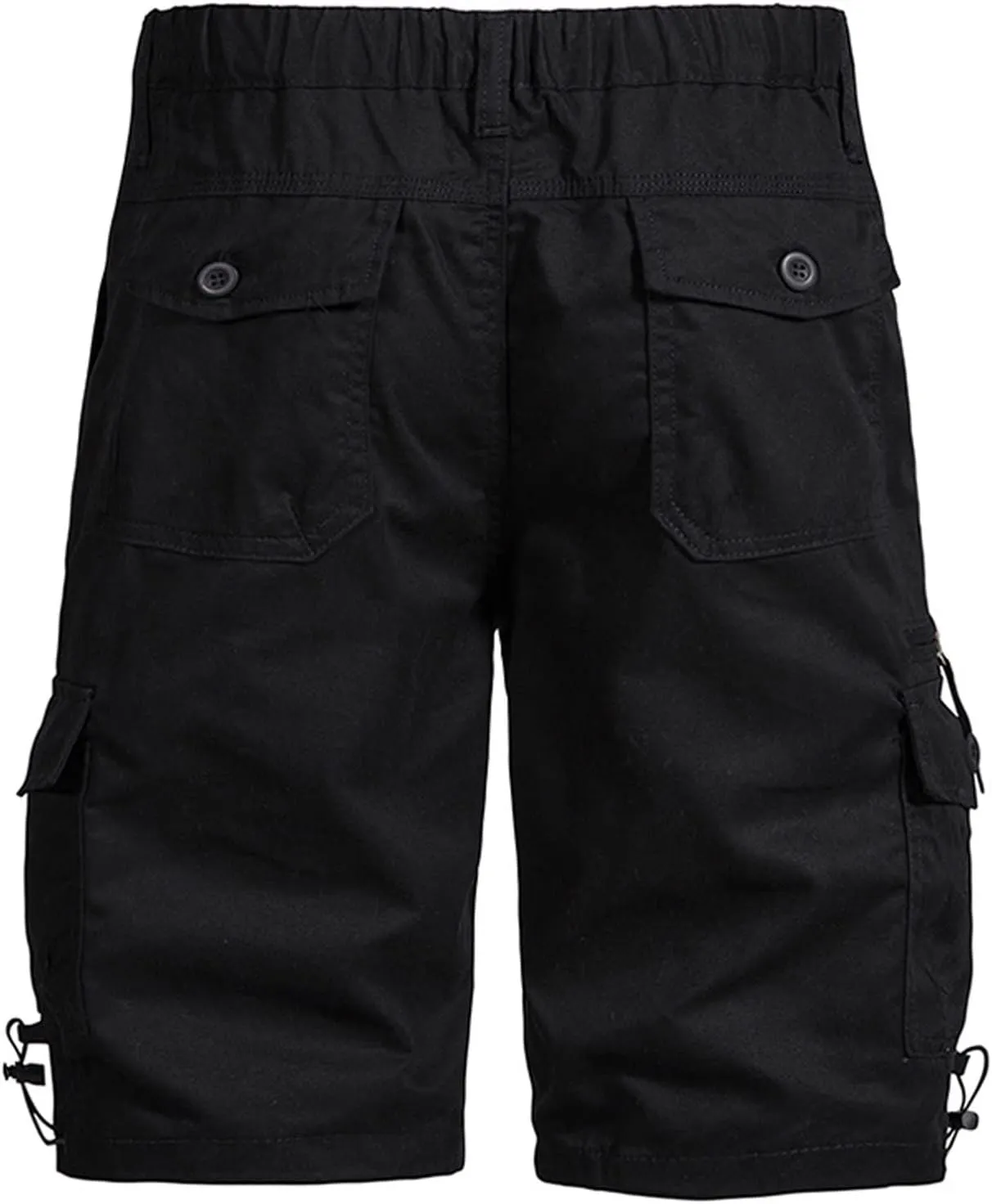 Muscularfit Mens 7 Inch Shorts Multi Pocket Camouflage Cargo Shorts Casual Elastic Waist Tooling Shorts Outdoor Athletic Pant