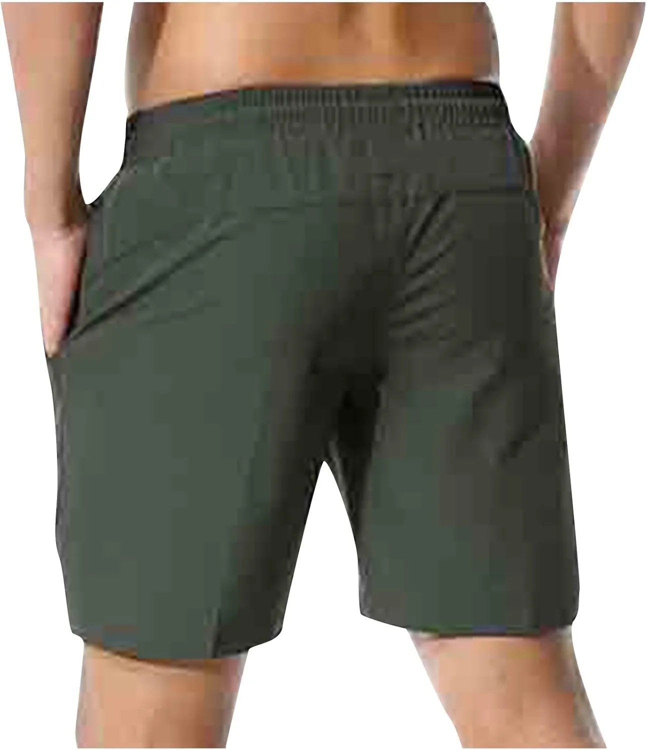 Muscularfit Workout Shorts for Men Drawstring Elastic Waist Quick Dry Athletic Jogging Shorts With Pocket Summer Clothes 2024