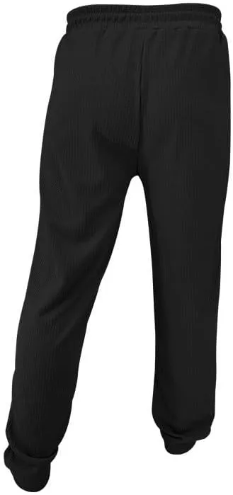 Pants for Men Relaxed Fit Elastic Drawstring Waist Straight Leg Pant Casual Lightweight Outdoor Beach Sporty Trousers