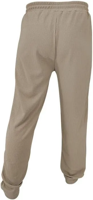 Pants for Men Relaxed Fit Elastic Drawstring Waist Straight Leg Pant Casual Lightweight Outdoor Beach Sporty Trousers