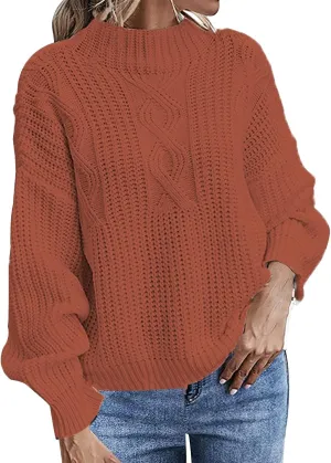 SHAOBGE Womens Sweaters Fall Pullover Sweaters for Women Professional Clothes for Women Western Clothes Women