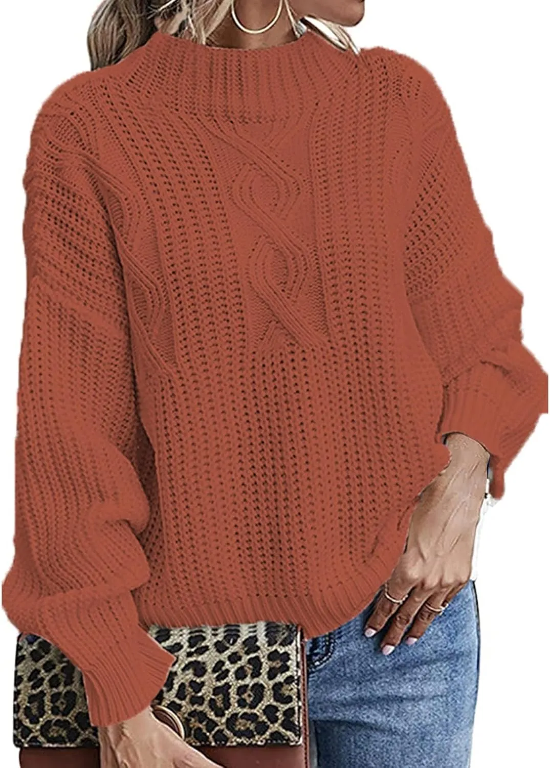 SHAOBGE Womens Sweaters Fall Pullover Sweaters for Women Professional Clothes for Women Western Clothes Women
