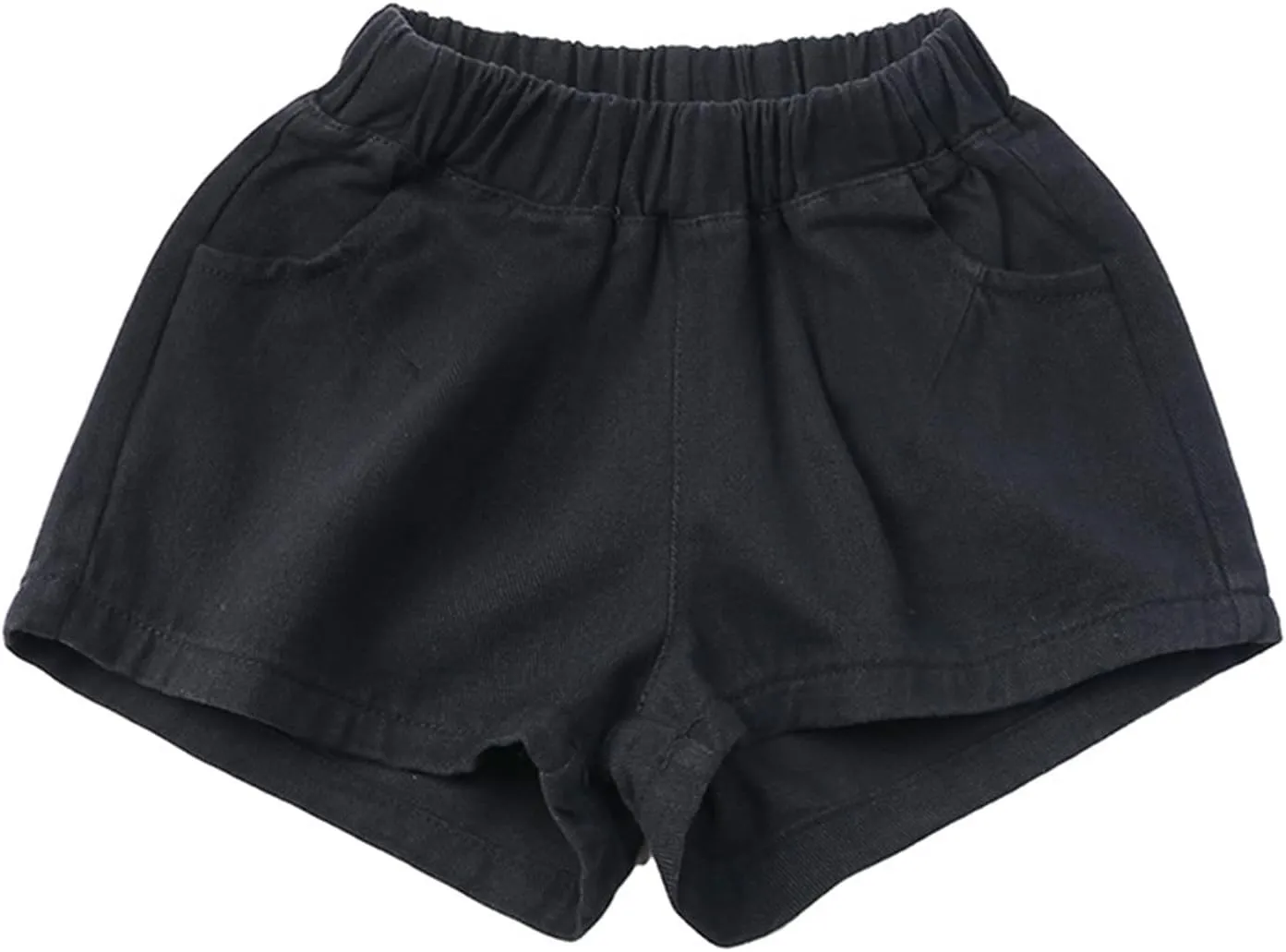 Toddler Boys Shorts French Terry Girls Cotton Shorts with Drawstring Casual Elastic Waist Pants Summer Clothes