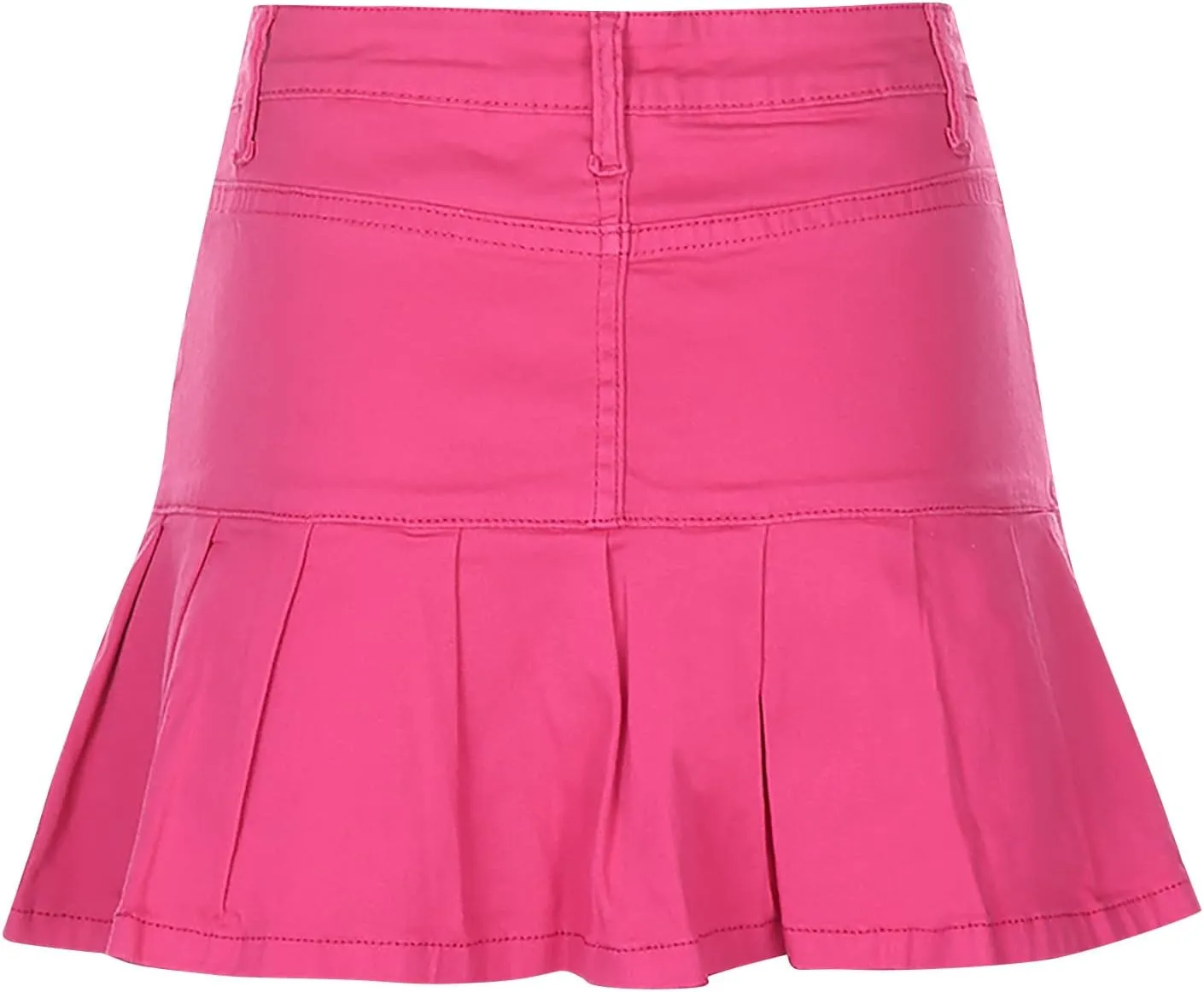 tuduoms Women Denim Pleated Skirts High Waist Slim A Line Ruffle Trumpet Mini Skirts Sweet Sexy Fashion Short Skirts Girls