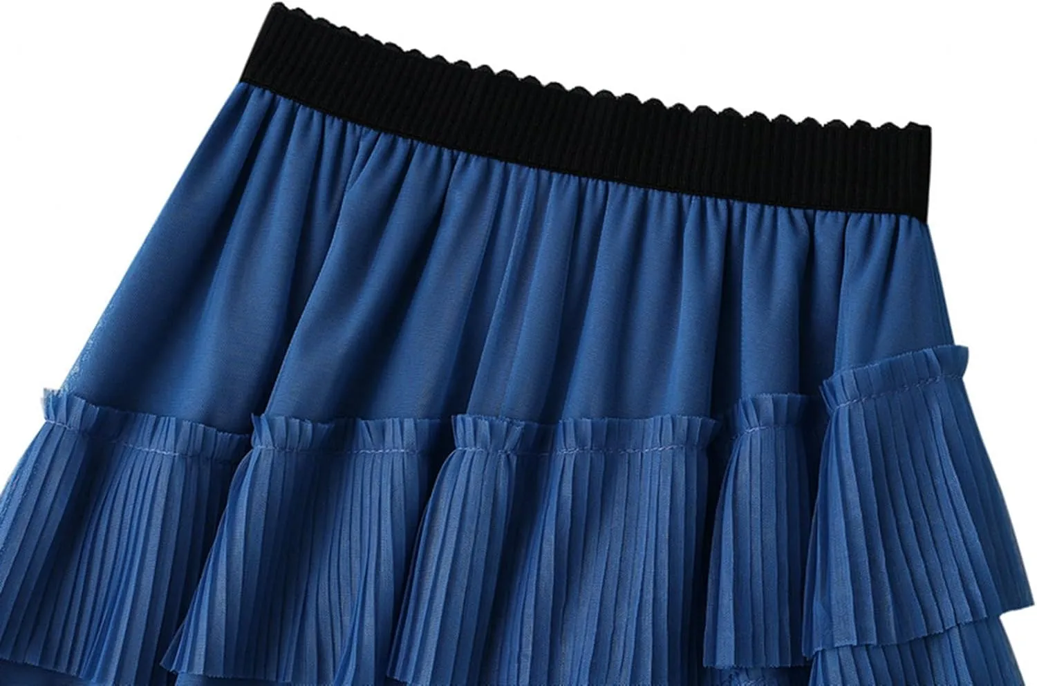 Tulle Skirts for Women, Tiered Layered Mesh Skirt, Elastic Waist A Line Maxi Tulle Skirts Petticoat