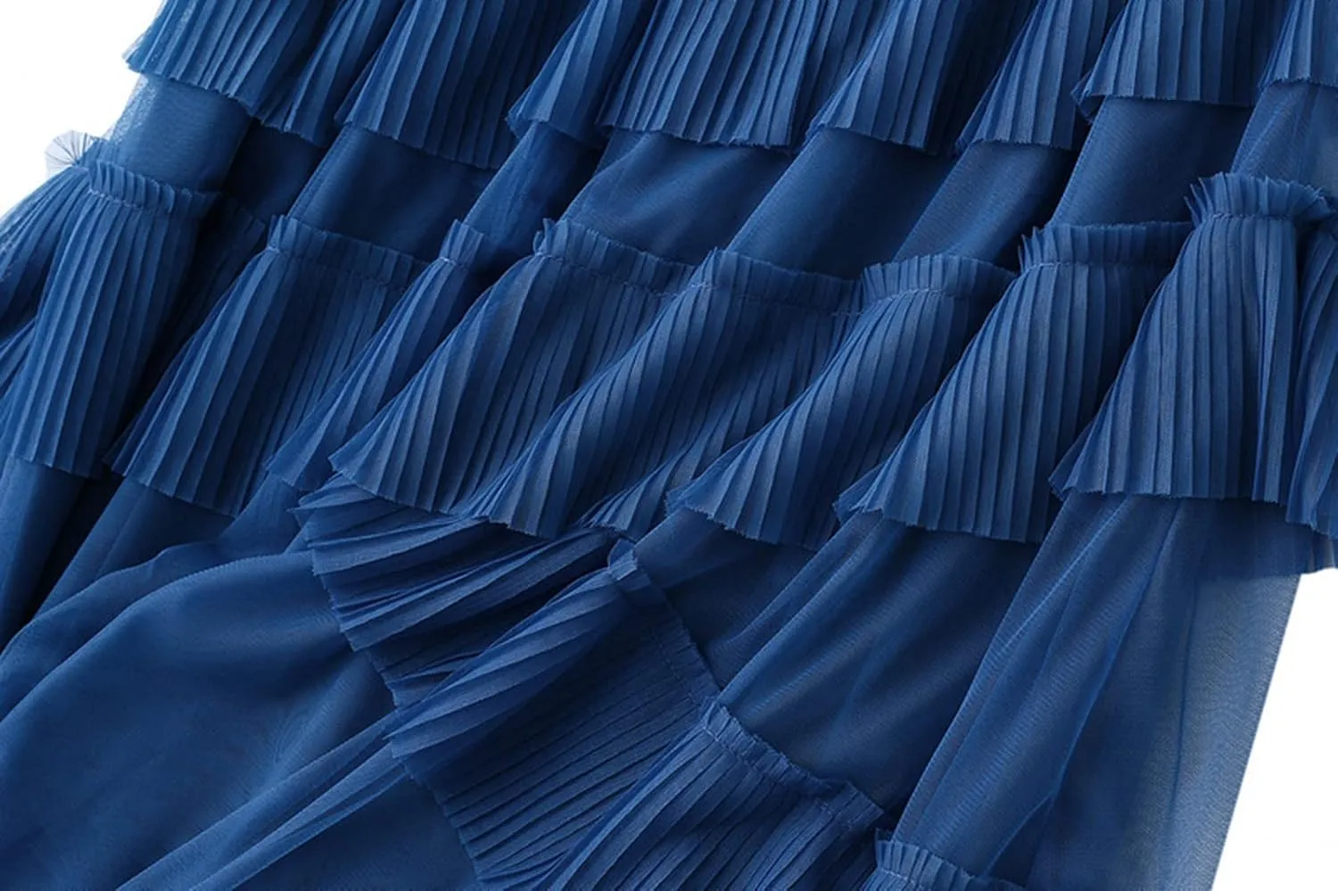 Tulle Skirts for Women, Tiered Layered Mesh Skirt, Elastic Waist A Line Maxi Tulle Skirts Petticoat