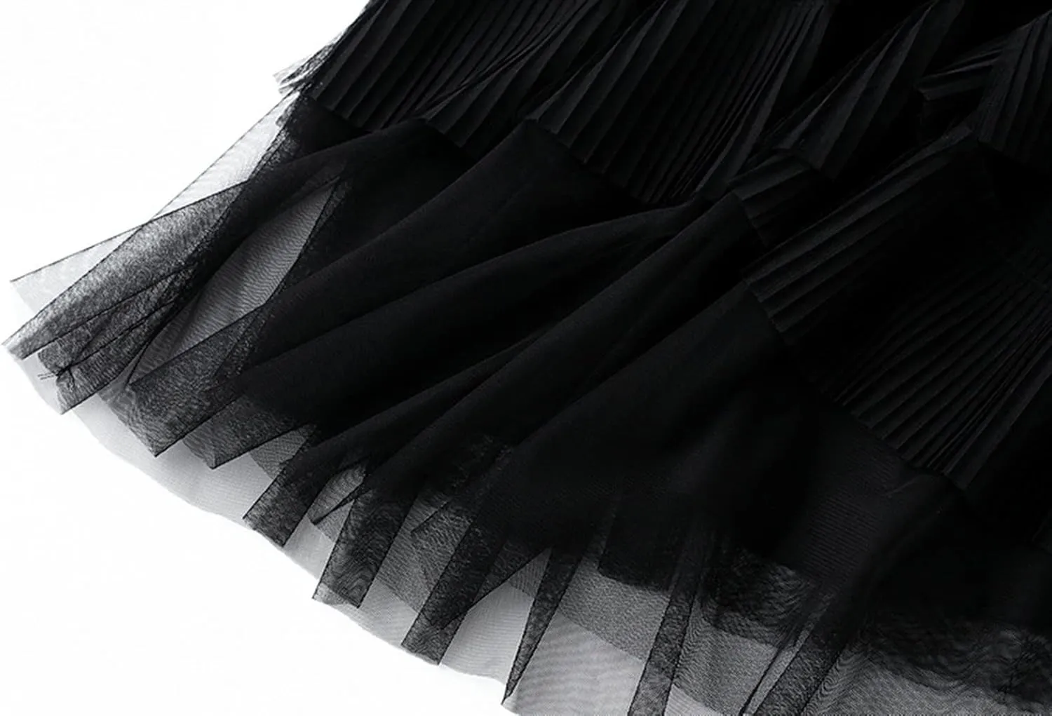 Tulle Skirts for Women, Tiered Layered Mesh Skirt, Elastic Waist A Line Maxi Tulle Skirts Petticoat