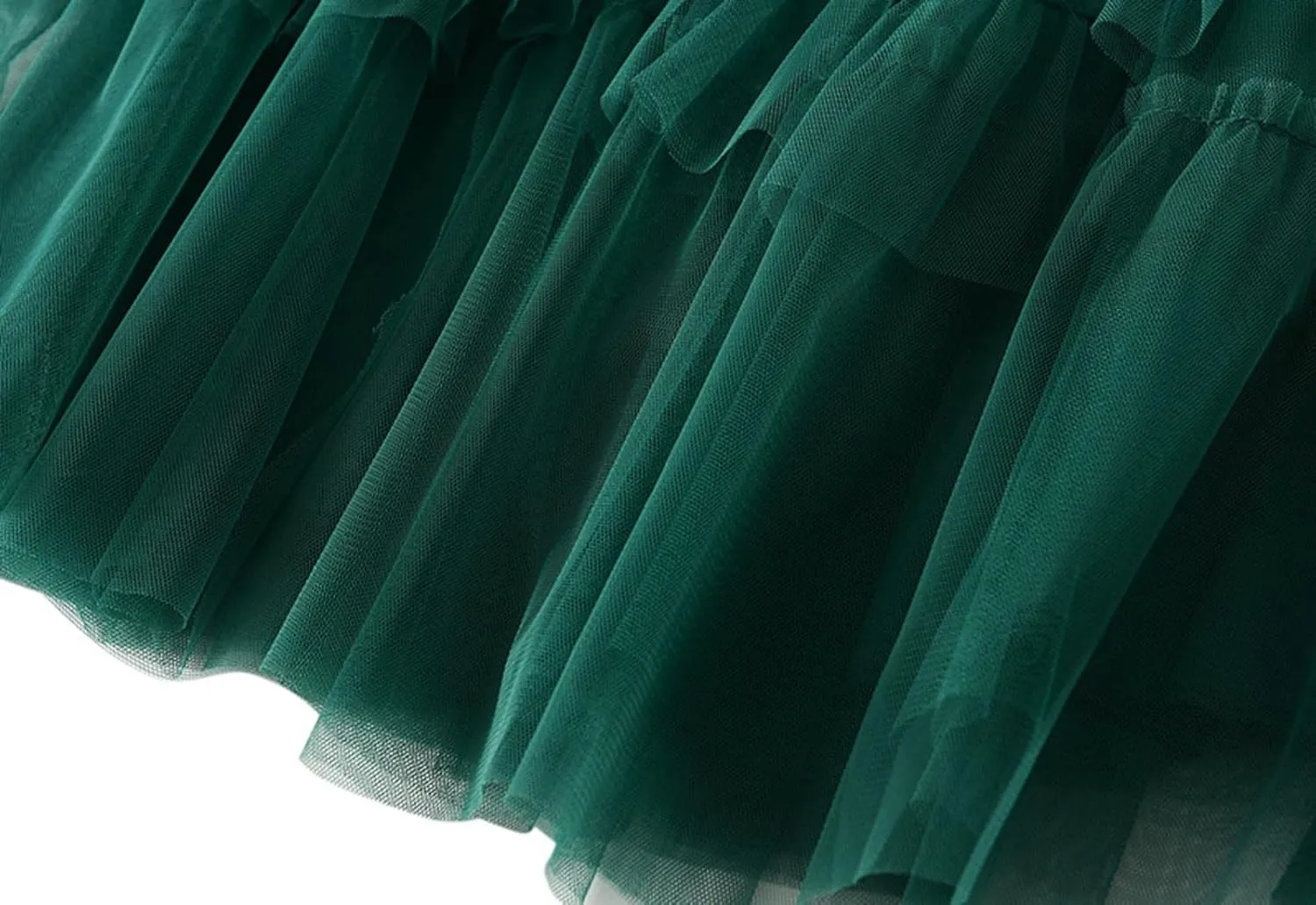Tulle Skirts for Women, Tiered Layered Mesh Skirt, Elastic Waist A Line Maxi Tulle Skirts Petticoat