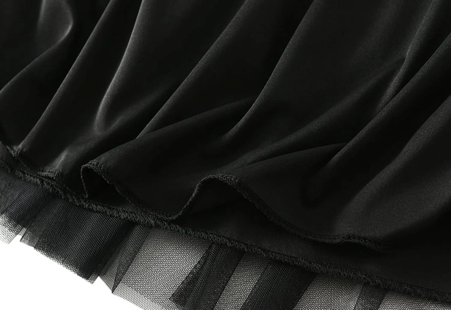 Tulle Skirts for Women, Tiered Layered Mesh Skirt, Elastic Waist A Line Maxi Tulle Skirts Petticoat