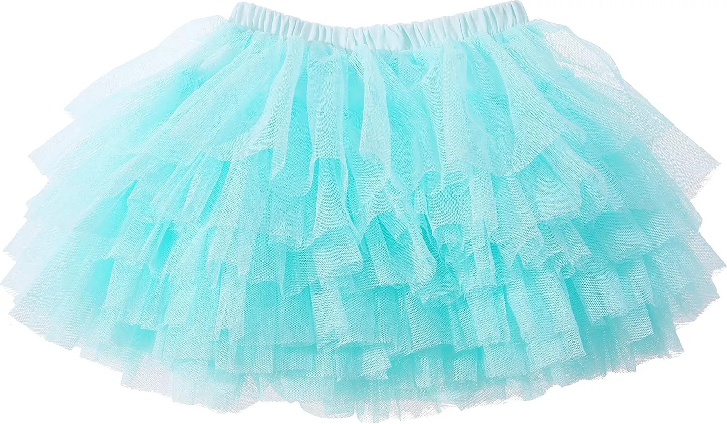 Tutu Skirt for Baby Girl Toddler 6 Layered Tulle Skirts 1-8T