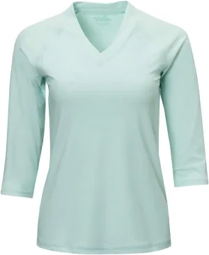 UV SKINZ V-Neck Sun and Swim Shirt for Women with UPF 50  Sun Protection – Rashguard, Modest Swim Top, Swim Tees