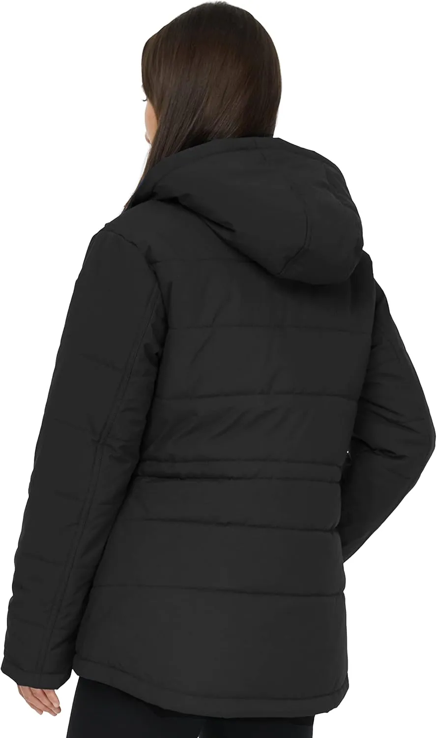 WenVen Women's Winter Water Resistant Warm Puffer Coat with Detachable Hood