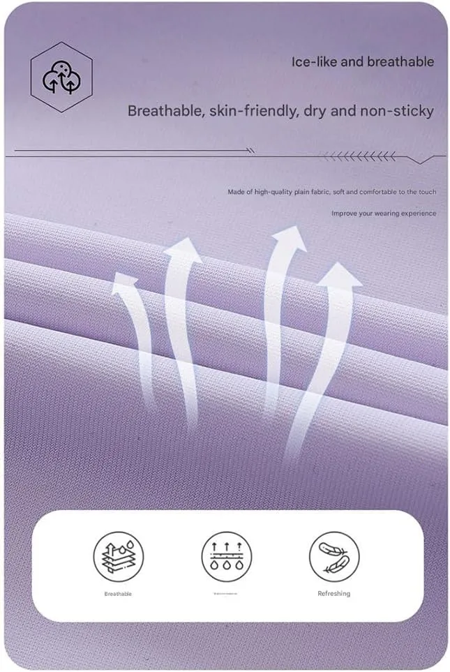 Women's Ice Silk Quick-Dry Stretch Shorts Lightweight & Breathable for Yoga, Running, Gym - Comfortable Workout Shorts