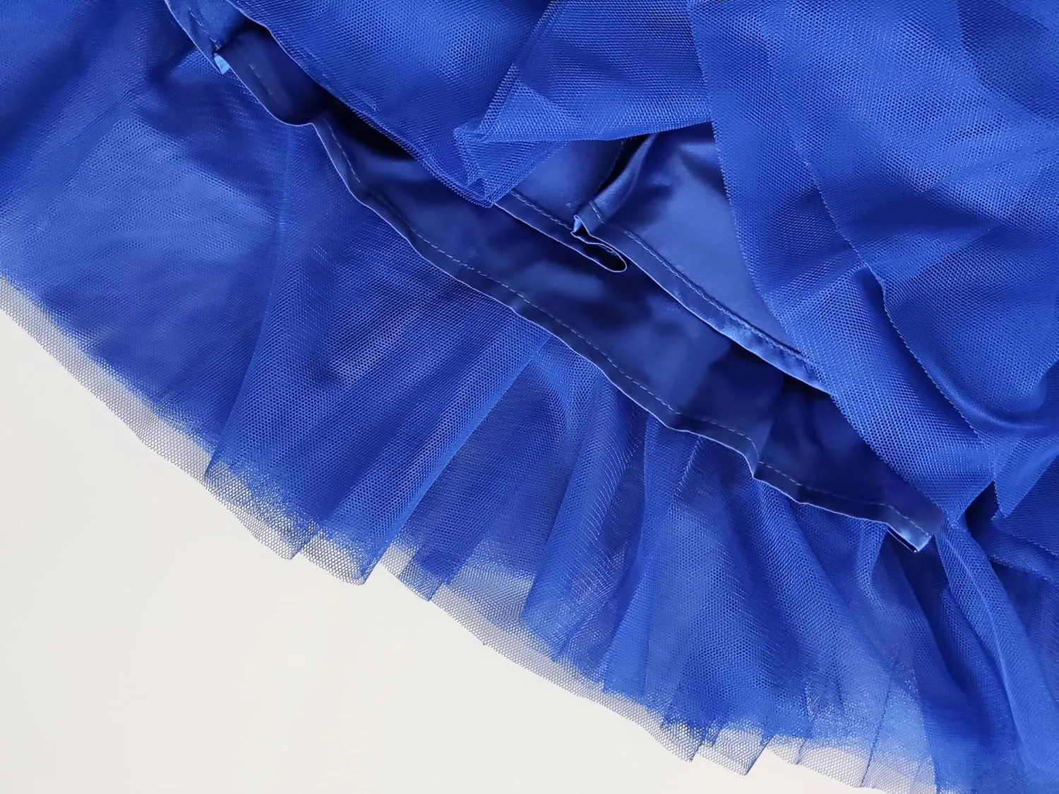 Women's Knee Length Tulle Skirts Layered Prom Party Midi Tutu Skirt