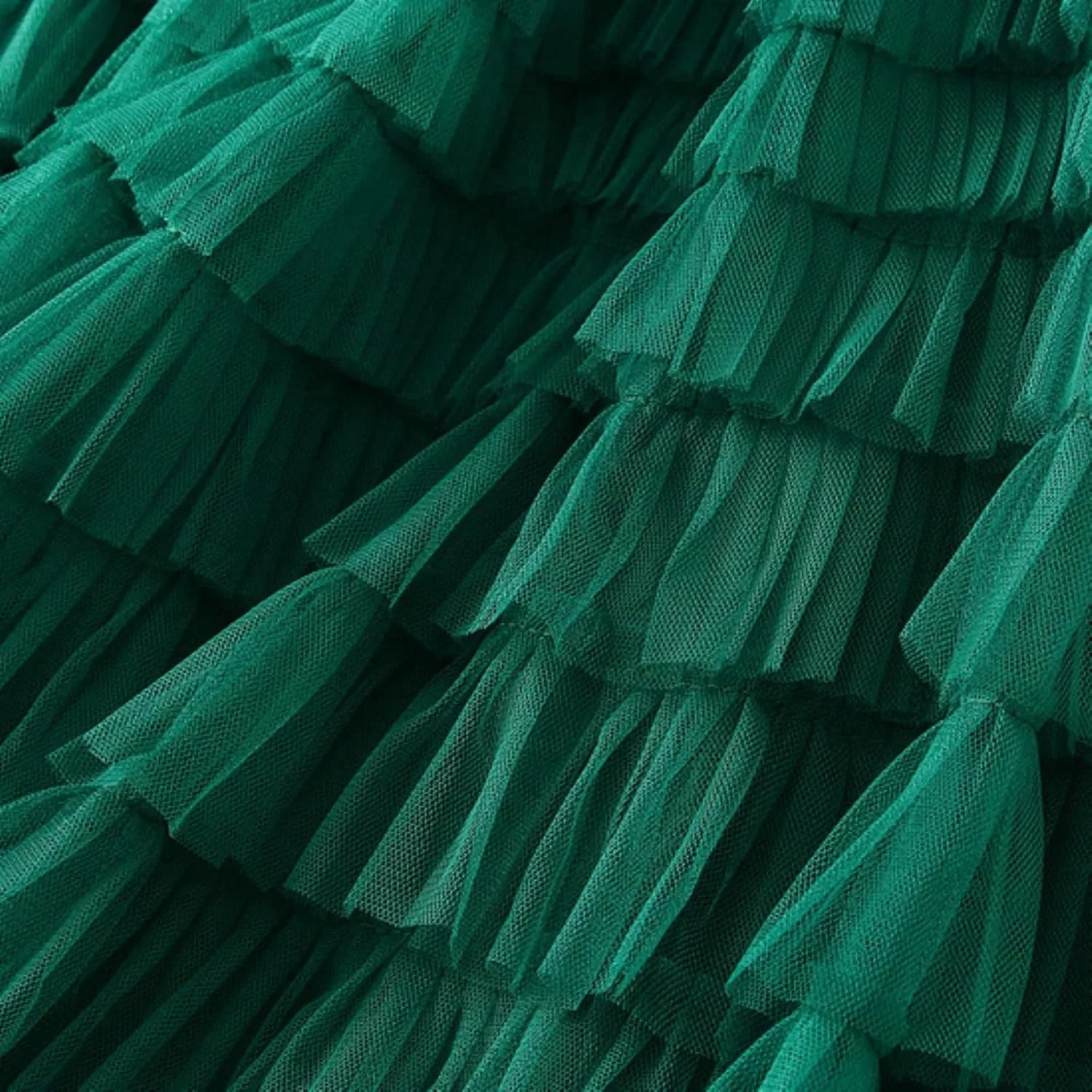 Women's Long Maxi Tulle Skirts High Waisted Tiered Layered Midi Skirt Ruffle A Line Skirt Mesh Tutu Skirt Petticoat
