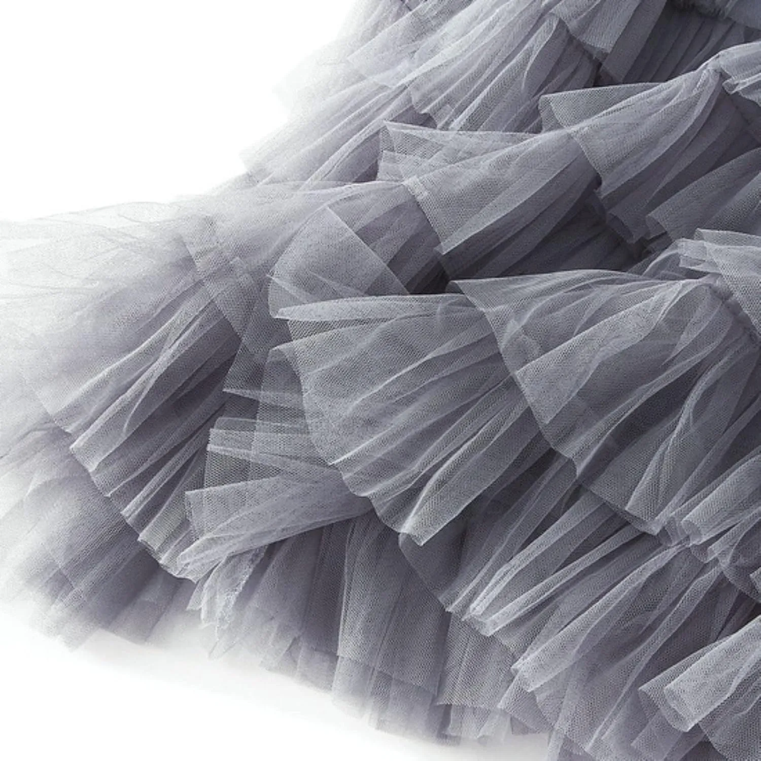 Women's Long Maxi Tulle Skirts High Waisted Tiered Layered Midi Skirt Ruffle A Line Skirt Mesh Tutu Skirt Petticoat